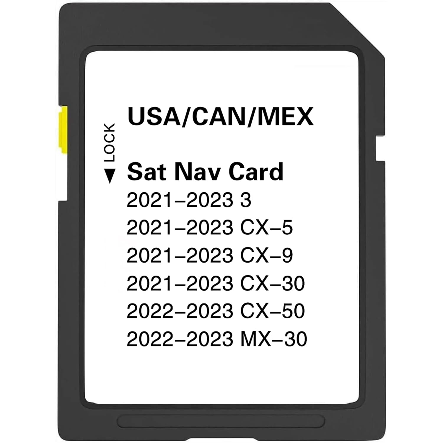 Photo 1 of GPS Navigation SD Card TD2K-66-EZ1 Compatible with 2021-2023 3 / CX5 / CX9 / CX30, 2022-2023 MX30 / CX50, USA/CAN/MEX Maps