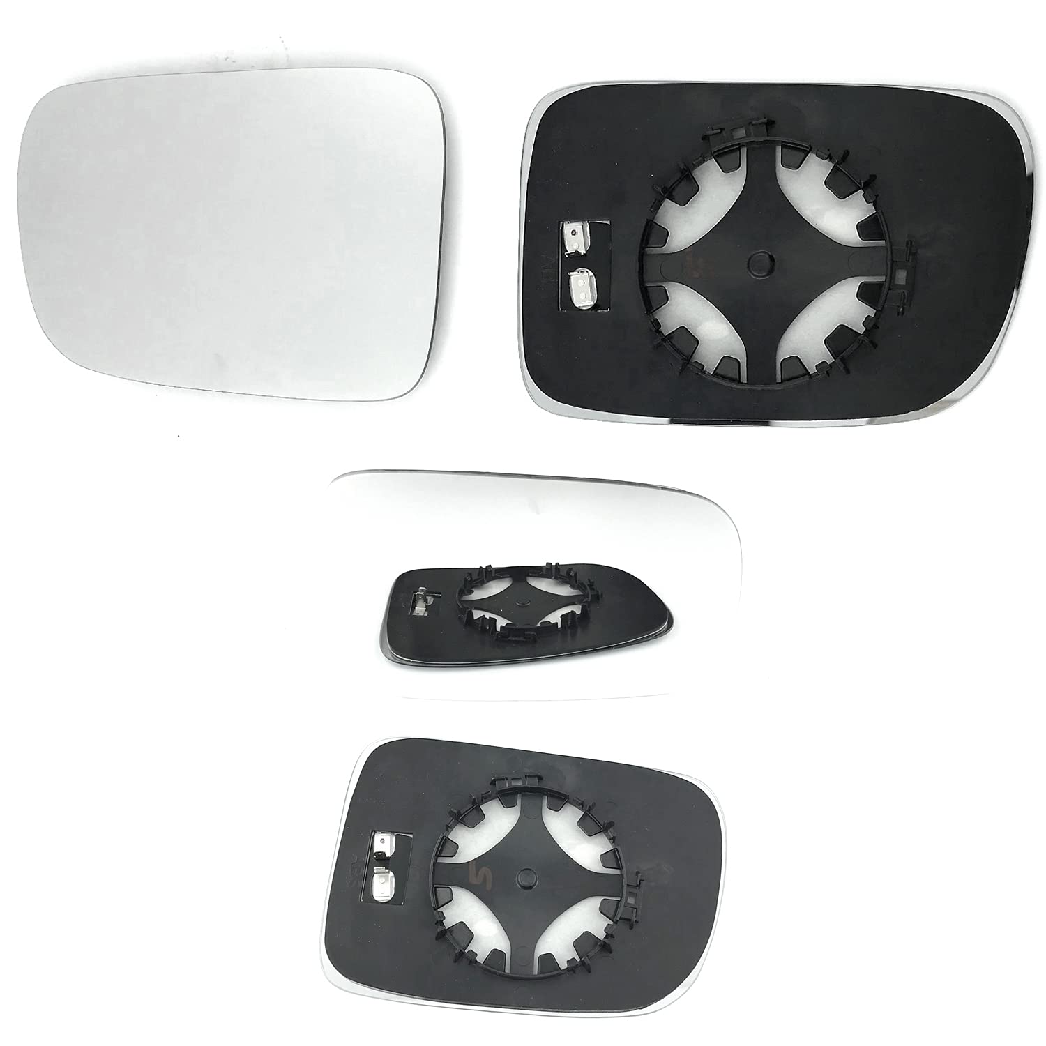 Fits Honda CRV, For 2003 to 2006 Heated Base Convex Wing Mirror RIGHT HAND (UK Driver Side)