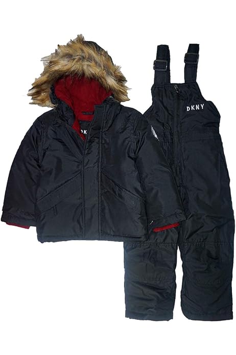 Newborn Suit For Baby Boy DKNY Baby Boy's Polar Fleece Snowsuit