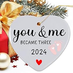 Baby's First Christmas Ornament - Family of Three