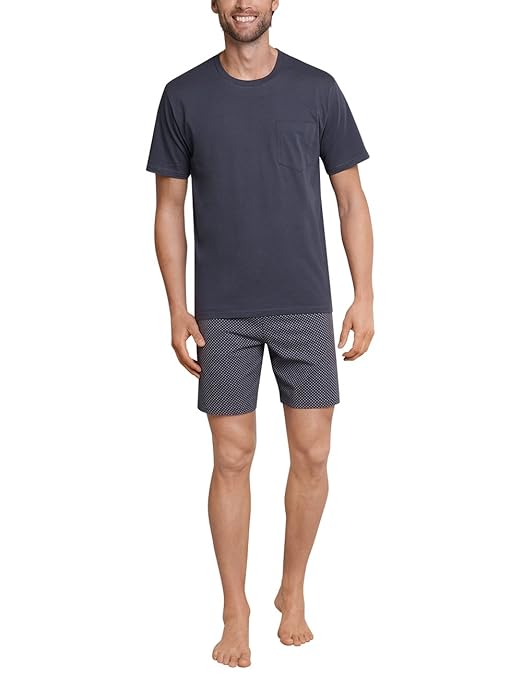 Schiesser Herren Schlafanzug Kurz