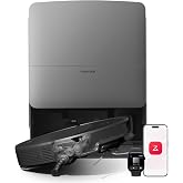 roborock Saros 20 Robot Vacuum, 36000 Pa, AI Obstacle Avoidance, 3.14" Slim | Reaches Hidden Areas, 3.46 in Double-Layer Thre