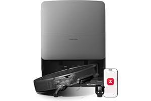 roborock Saros 20 Robot Vacuum and Mop, 3.46in Double-Layer Threshold, 36,000 Pa, 3.14’’ Ultra Slim, Zero-Tangling for Pet Ha