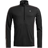 Ortovox Men’s 185 Rock’n’Wool Zip Neck, Merino Wool Ski Touring Baselayer with Quarter Zip & Stretch Comfort