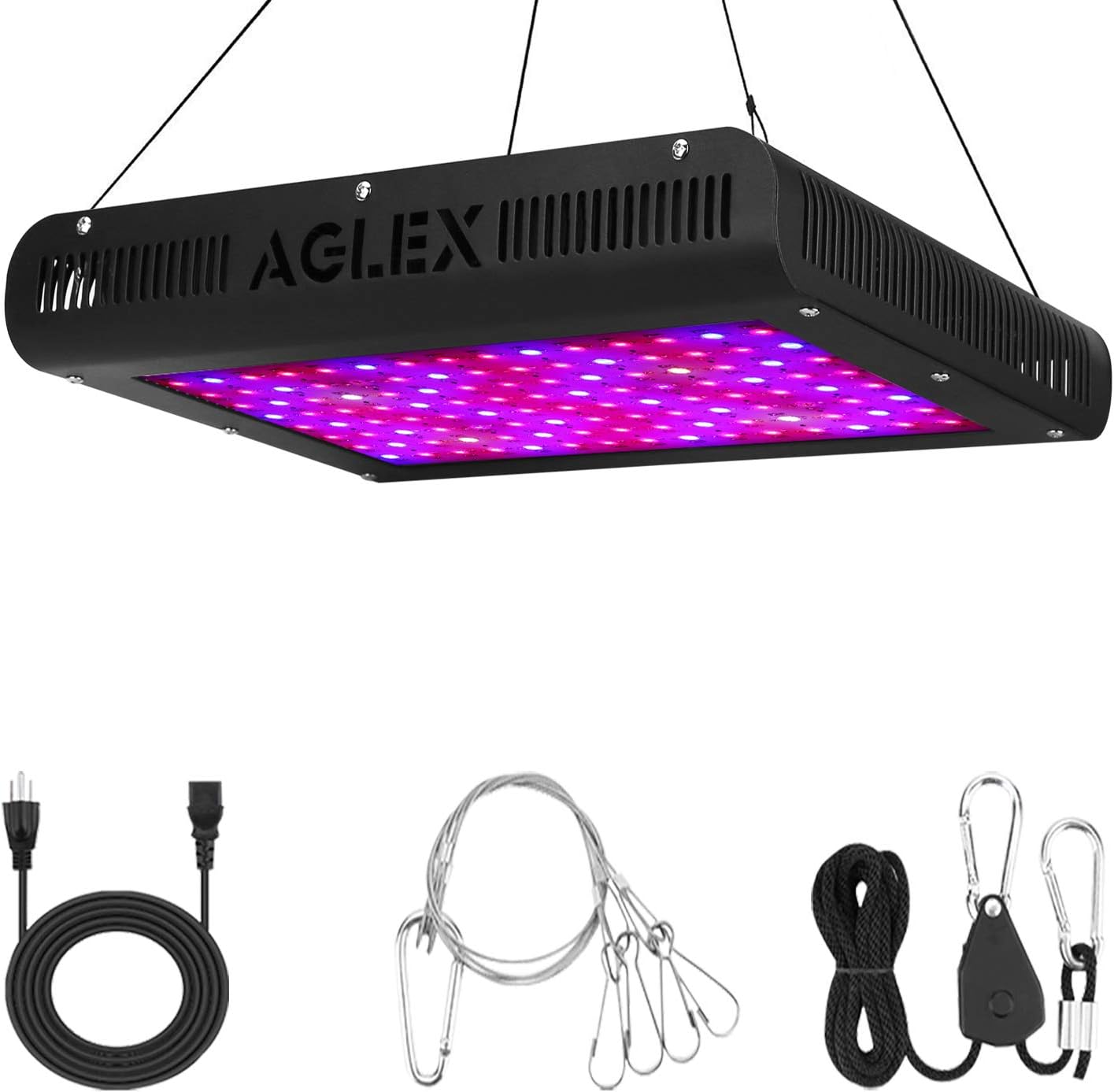 AGLEX LED Grow Lights 1200W - B Plus Full Spectrum Powerful Panel Plant Light with Bloom and Veg Switch for Professional Indoor Planting 2019 Upgraded