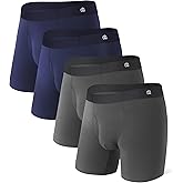 DAVID ARCHY Men's Ultra Soft Underwear Micro Modal Breathable Moisture Wicking Seamless Underwear for Men Multipack