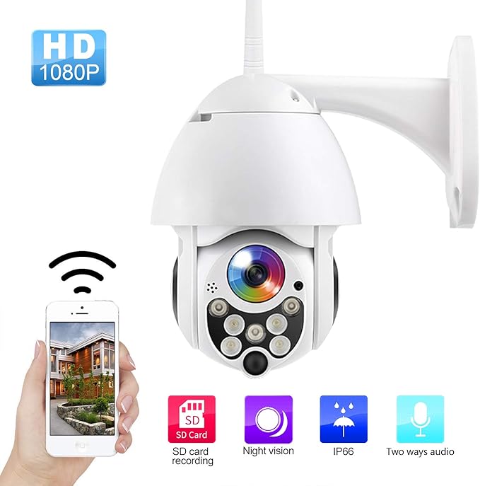 WiFi Camera Outdoor 1080P IP Security Camera Wireless Amazon.co.uk Camera & Photo