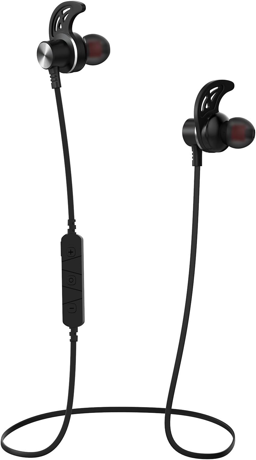Wireless Bluetooth Headphones, Stereo Bluetooth Sport Earphones with Microphone, Bluetooth 4.1 in-Ear Earphones, Secure Fit Design