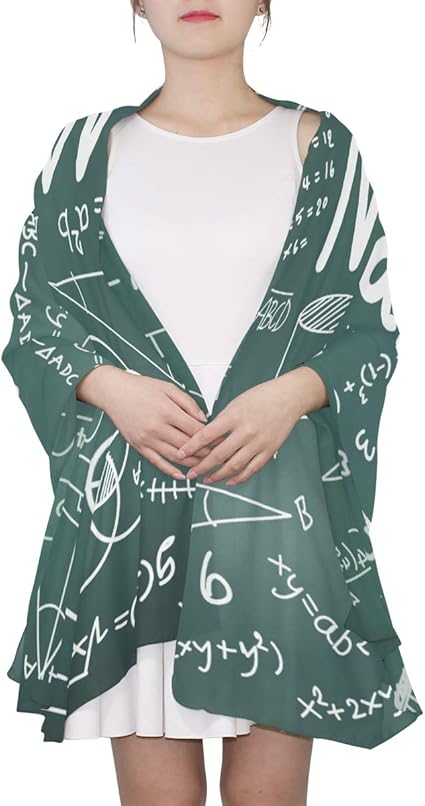 Scarf Girls Math Education Complicated Mathematical Genius Womens Scarf
