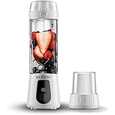 BLENDi Pro+ Portable Blender (17.5oz, White) – Powerful 120W Motor, USB-C Rechargeable, Cordless Personal Blender for Smoothies & Shakes – BPA-Free, Self-Cleaning, Travel-Friendly