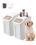 VEVOR Rice Storage Container, 4.5Gallon/20L x2