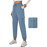 YOYOYOGA Women's Joggers Pants Pockets Sweatpants Drawstring High Waisted Sweatpants Lounge Workout Running Track Pants
