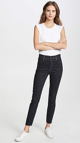 J Brand Women's Lillie High Rise Crop Skinny Jeans, Savannah