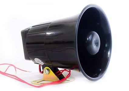 Quick Sense (Qs-H1) 220v -118 dB Hooter Alarm for Security, Loud Sound