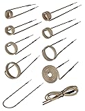 10Pcs Induction Heater Preformed Coil Kit with