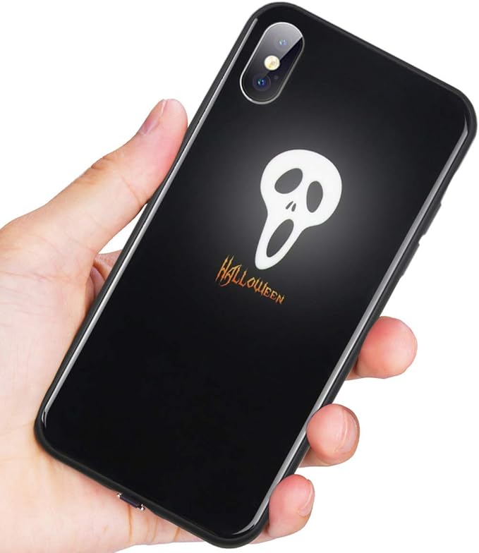 Amazon ハロウィン パンプキン ロゴ 光るiphone 7 8 Plus ケース 強化ガラス バンパーカバー Iphone 7p 8p ホワイト ケース カバー 通販