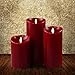 Luminara LED Flameless Candle, Flameless Real Wax Moving Wick LED Candle for Home, Party, Halloween, Wedding Decor with Timer Control Cinnamon Scent 3.5