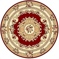 WNSS9 Morocco Style Circular Rug Mat Soft Baby Game Playmat Multi-size Round Area Rugs Solid Super Soft Home Cozy Shaggy Carpet Mat Bedroom Luxurious Furry Floor Pads for Living Room Game Room Dia 80c