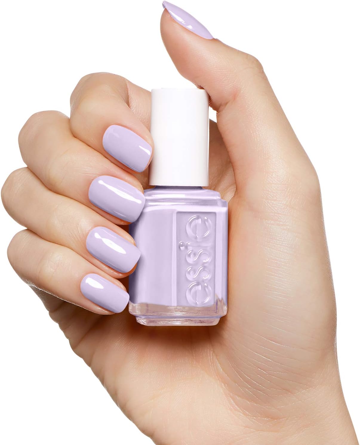 essie Original Shine & Gloss Nail Varnish, Streak Free Application, Nail Enamel 249 Go Ginza Pale Purple Nail Polish 13.5 ml - Image 5
