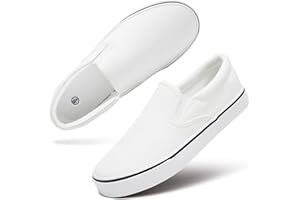 HASH BUBBIE Women's Slip on Shoes Canvas Sneakers Loafers Non Slip Shoes Low Top Casual Shoes