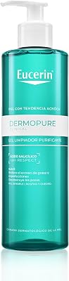 DermoPure Clinical Gel Limpiador Purificante (200 ml), gel limpiador con Ácido Salicílico para pieles con tendencia acneica y sensibles, gel limpiador facial y corporal para pieles grasas
