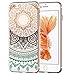 iPhone 6s Plus/iPhone 6 Plus Case, A-store Mint Mandala Totem Series Hybrid TPU Soft Back Cover Protective Case for iPhone 6s Plus/iPhone 6 Plus