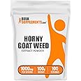 BulkSupplements.com Horny Goat Weed Extract - Epimedium Extract, Horny Goat Weed Herbal Supplements, Horny Goat Weed Powder- Gluten Free, 1000mg per Serving, 100g (3.5 oz) (Pack of 1)