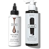 dpHUE Gloss+, Dark Brown (6.5 oz) + Glossy Glaze, Dark Brown (4 fl oz) - Paraben, SLS &amp; SLES Sulfate Free - Leaping Bunny Certified
