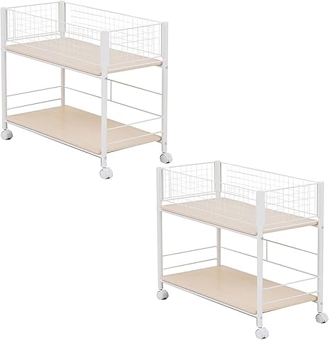 Amazon 山善 Yamazen キャスター付押入れ収納ラック 幅44 2個組 Osr 7544 2p 本棚 オンライン通販