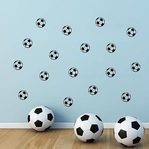 ufengke® Pequeña Fútbol Balones Pegatinas de Pared, Vivero ...