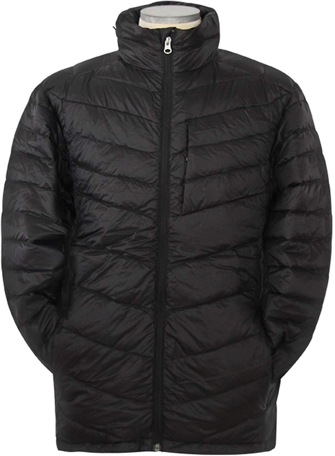 black short down jacket
