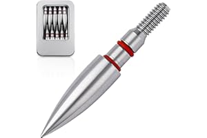 12Pack Archery Field Tips - 100-300 Grain Screw-in Bullet Using Recurve & Compound Bows, Perfect for Target Practice and Hunt