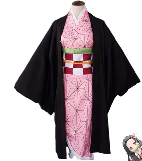 Amazon Mannico 鬼滅の刃 コスプレ 衣装 子供服 男の子 女の子 子供 仮装 子供用 きめつのやいば 服 子ども コスプレ衣装 キッズ 変装 和服 Cosplay ハロウィン 文化祭 舞台衣装 羽織 竈門禰豆子子供服 150 キッズコスチューム おもちゃ