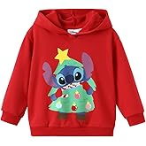 Disney Lilo & Stitch Minnie Mickey Spiderman Frozen Elsa Boys/Girls Hoodie Sweatshirt Graphic Pullover Tops Toddler-Big Kid