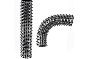 KTWT Motorized Lower Nozzle Hose 6" x 1.25" ID for Shark Rocket HV300 HV302 HV321 Vacuum Black (2 Pack)