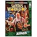 AtmosFX Santa's Workshop Digital Decorations SD Card for Christmas Holiday Projection Decorating