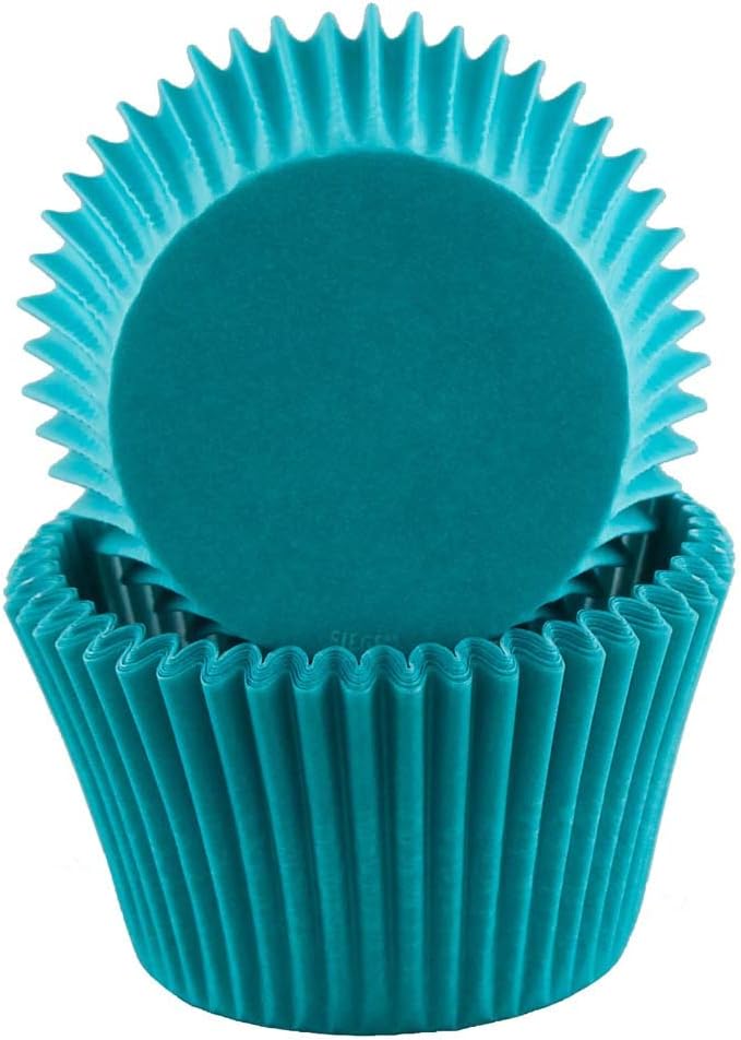 Epique 100 Pieces Teal Green Muffin Paper Cups/Cupcake Liners