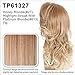 Vivica A. Fox BRITNEY-V New Futura Fiber, Deep Lace Front Wig in Color TP61327