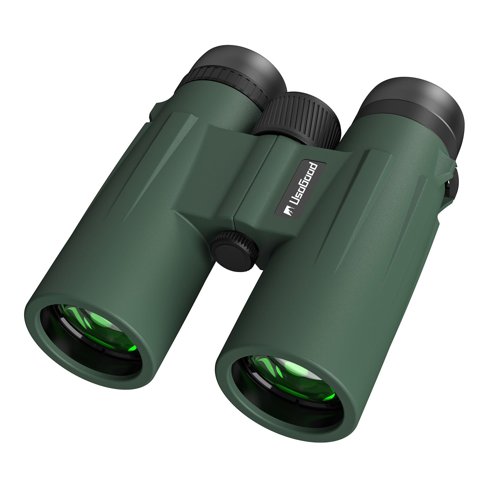 usogood High Power 12x50 Binoculars for Adults with BaK-4 Prisms & FMC Lens, Waterproof Green Binoculars for Bird Watching Stargazing Hunting Hiking and Traveling