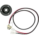 1x12 Guitar Speaker Wiring Harness Kit, Pre-Wired Mono Jack Cable | Pre-Wired 1/4" (6.35mm) Mono Jack with Ferrule, Fast-On Connectors