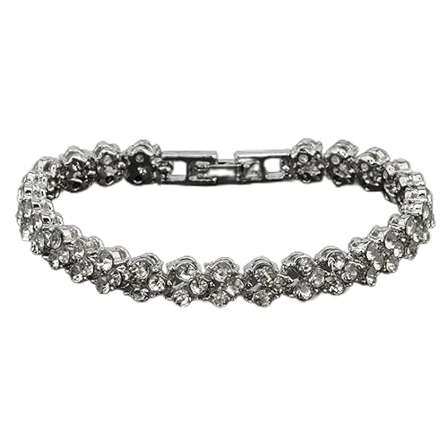 Bracelets for Womens Jewellery Silver Bracelet for Women Gifts for Women Jewelry Beaded Birthday Unique Presents Crystal Bracelet Couples Bracelets