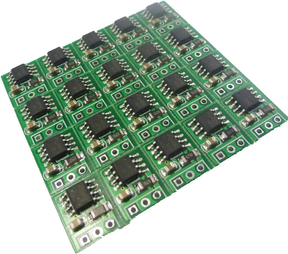 Eletechsup 5V 1A 18650 Lithium Solar Panels Auto-Charger Board Standy Rechargeable Function (Without 2.54mm pin, 20)