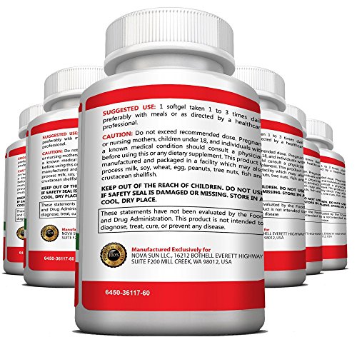 Non GMO Cranberry Concentrate Supplement Pills for Urinary Tract Infection UTI. Equals 12600mg Cranberries. Triple Strength Kidney Bladder Health for Men & Women. Easy to Swallow Softgels, 6 Bottles