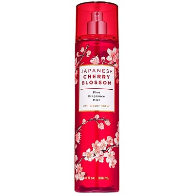 Bath and Body Works JAPANESE CHERRY BLOSSOM Fine Fragrance Mist 8 Fluid Ounce 2020 Edition