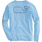 vineyard vines Boys Long Sleeve Vintage Whale Pocket T-Shirt