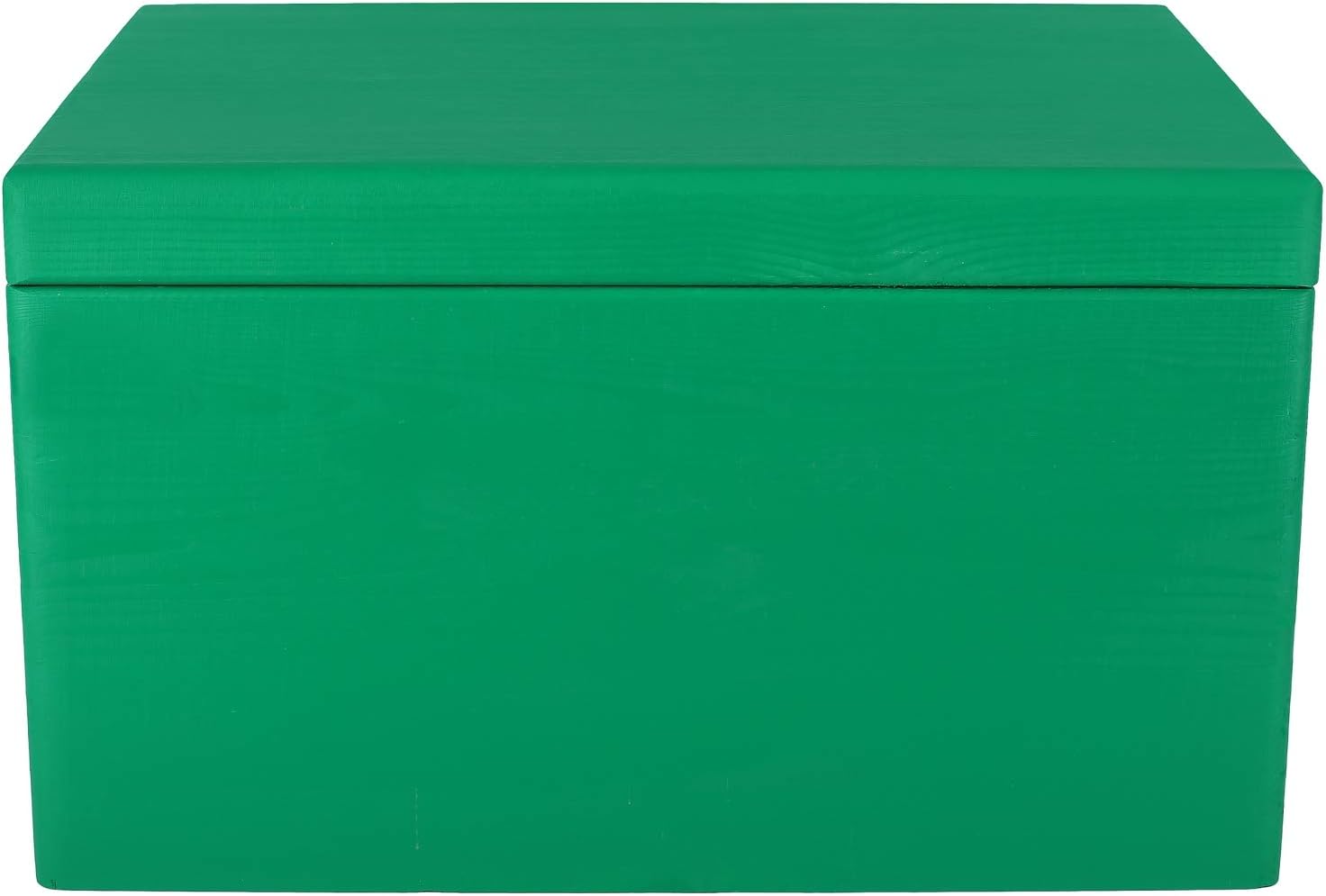 Creative Deco XXL Large Green Plain Wooden Storage Box Chest, 40 x 30 x 24 cm - Image 5