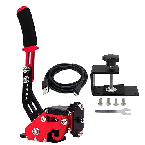 thumbnail image 2 of USB Handbrake For Racing Games - Compatible With PS4/PS5/PC & Logitech G29 Wheel 2 of 14