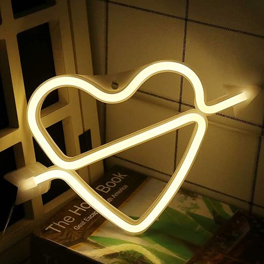 Amazon Com Sunnyglade Usb Charging Battery Led Neon Decorative