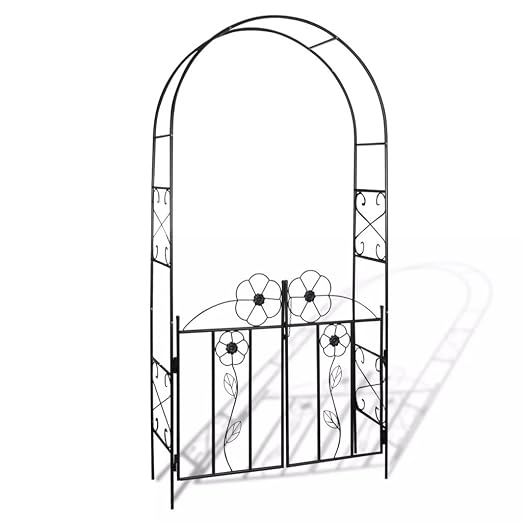 Xingshuoonline Arco Enrejado de jardín Arco Puerta jardín Arco una ...