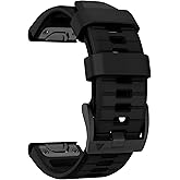 OUTVI 22mm watch band for garmin fenix 5 6 7 pro Sapphire Solar Forerunner 965 955 935 745 epix Pro Gen 2 47mm only soft silicone quick fit 22 watch bands replacement for men women